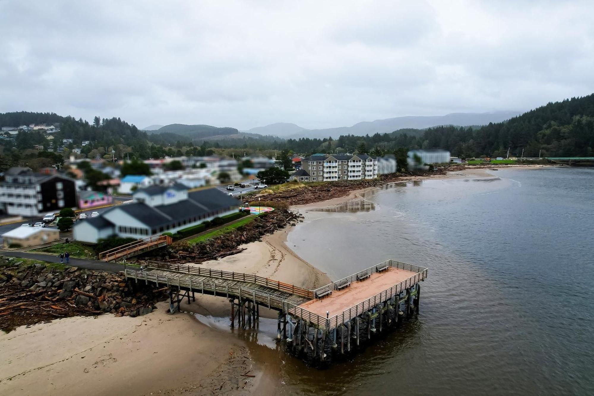 Siletz Bay Beachfront Hotel By Oyo Lincoln City Eksteriør bilde